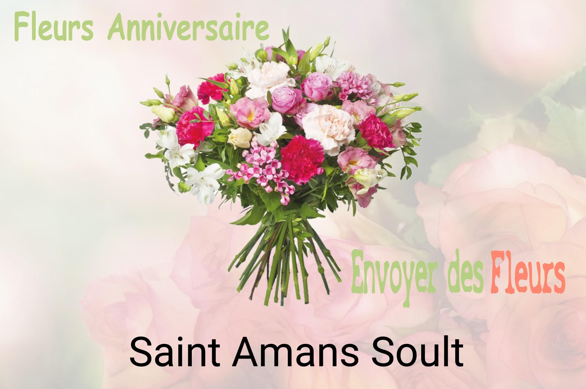Bouquet de fleurs d’anniversaire livré à Saint-Amans-Soult