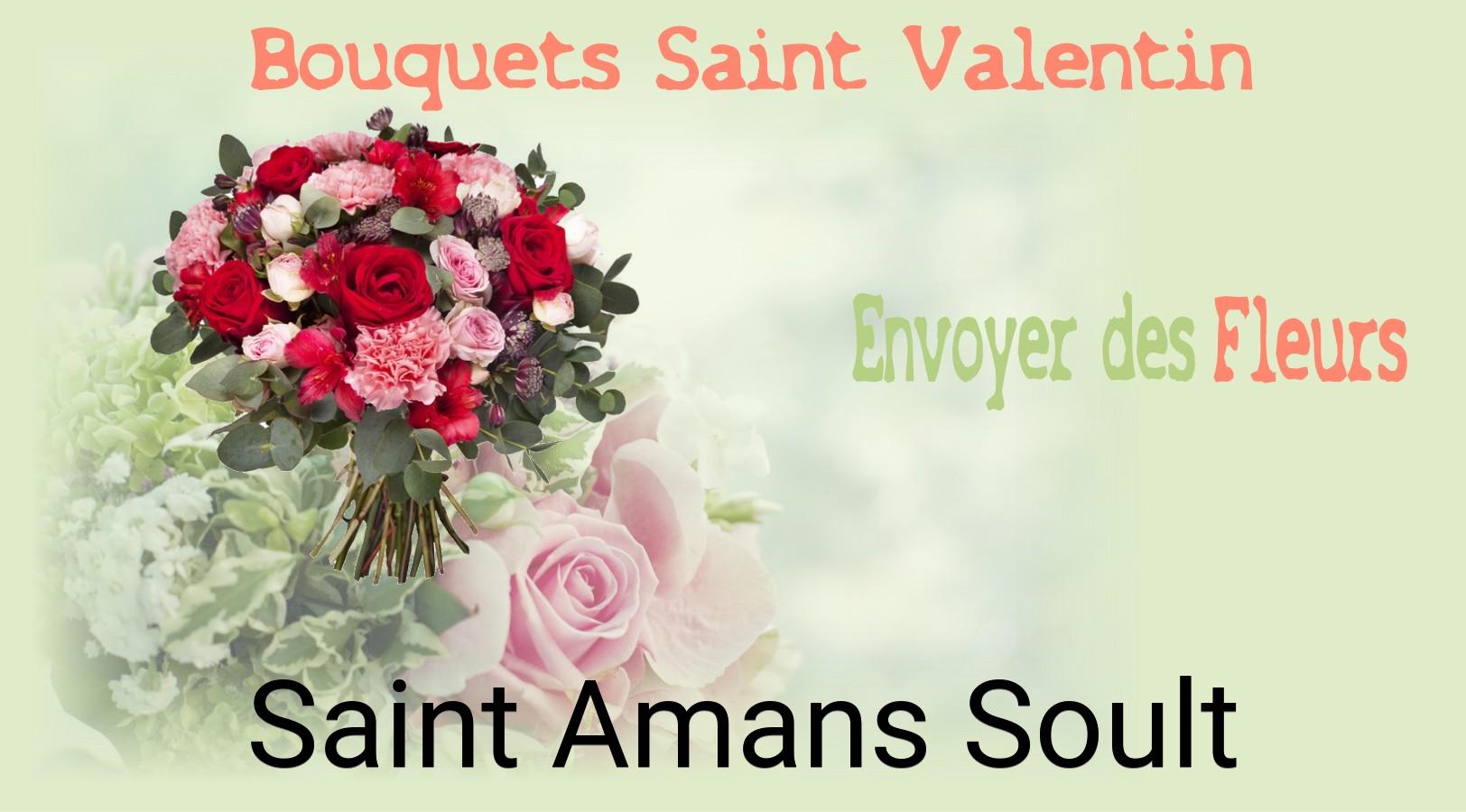Roses de Saint-Valentin livrées à Saint-Amans-Soult